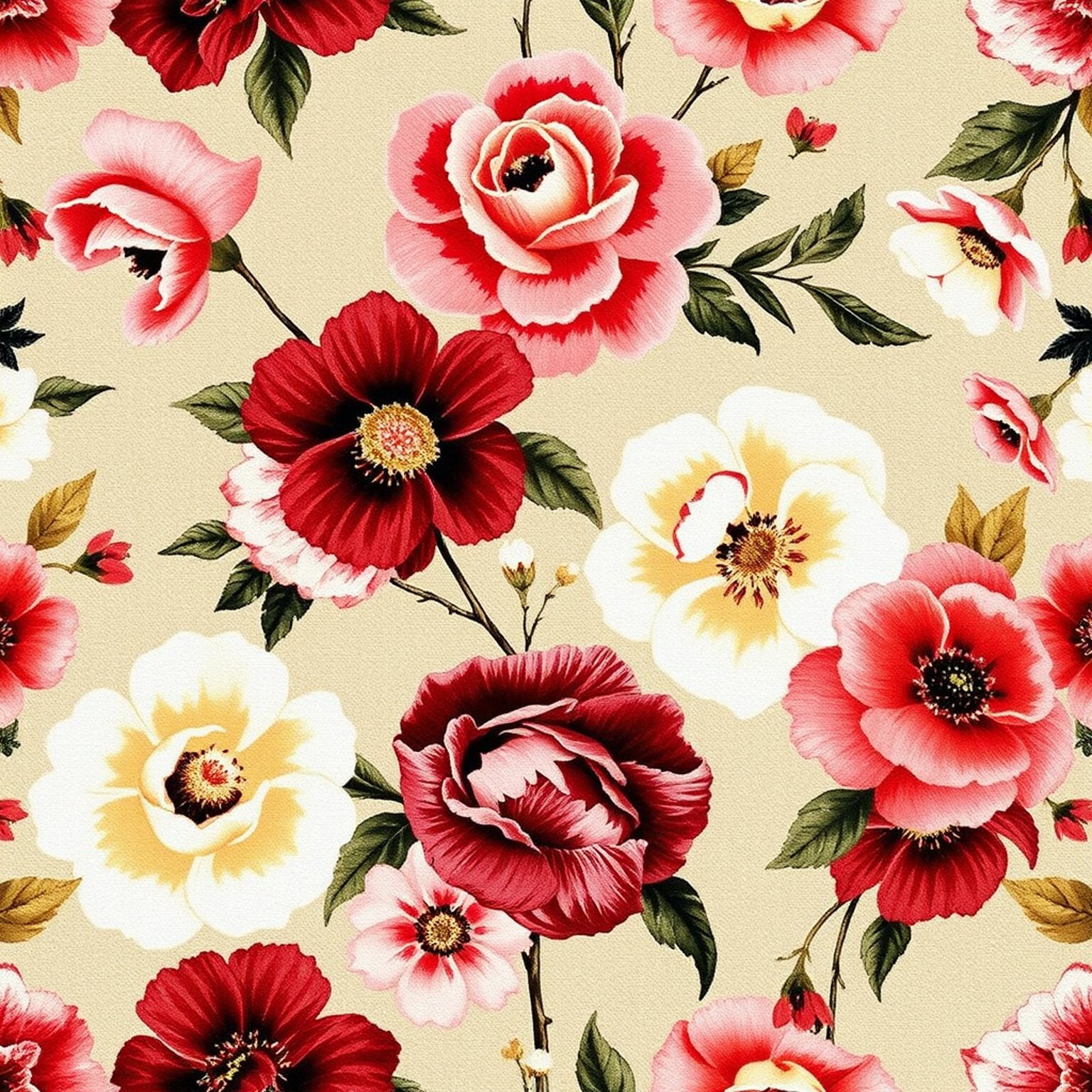 AI Textile and Fabric Print Design Generator